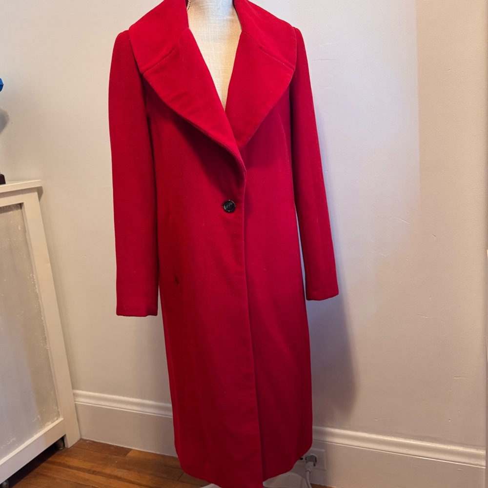 Kendall & Kylie Vibrant Red Coat
